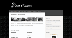 Desktop Screenshot of ghostsofvancouver.com